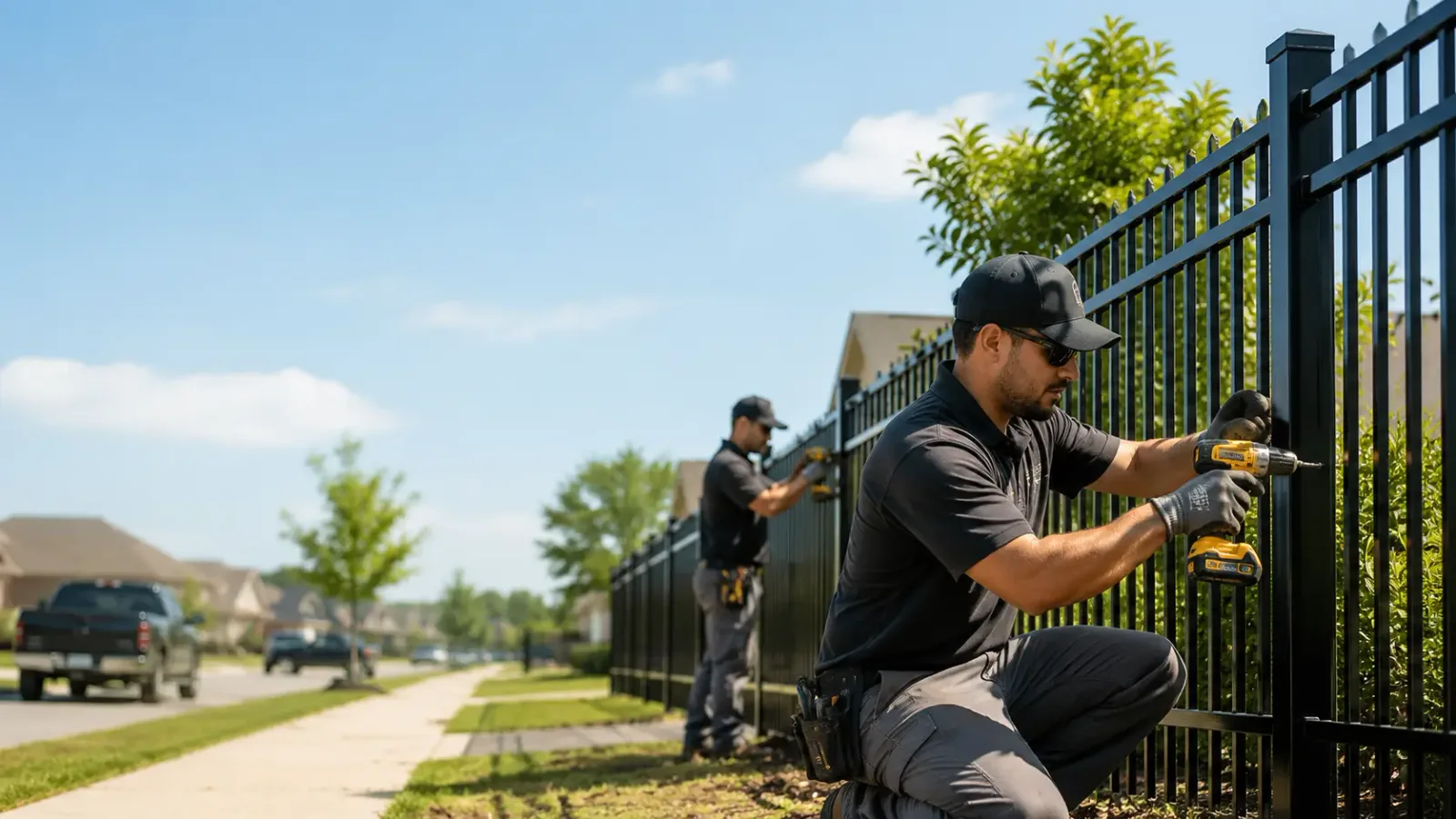 Metal Fence Installation in Plainville, CT